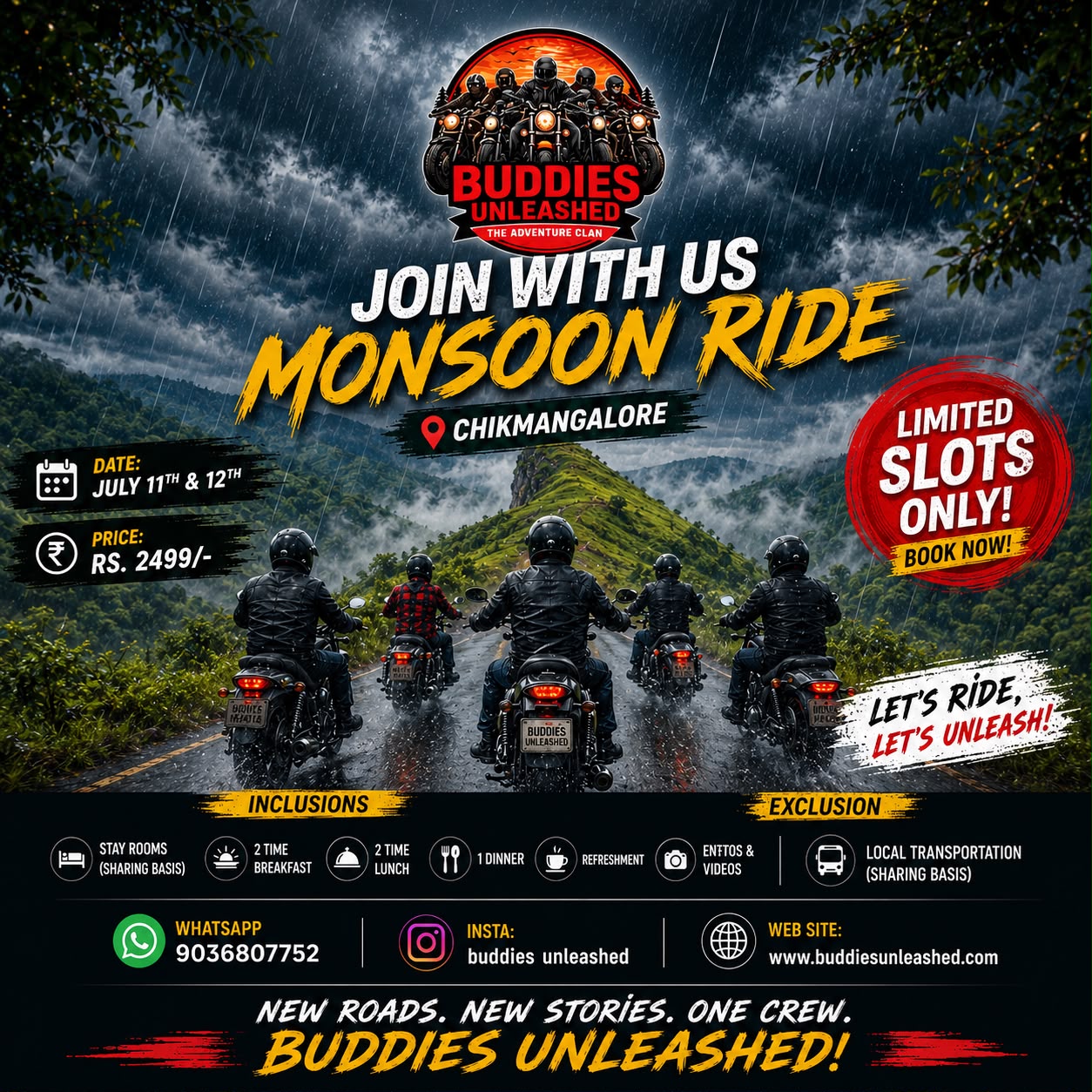 Upcoming Ride July 11